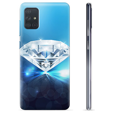 Samsung Galaxy A71 TPU Cover - Diamant