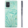 Samsung Galaxy A71 TPU Cover - Grøn Mynte