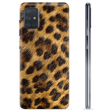 Samsung Galaxy A71 TPU Cover - Leopard