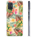 Samsung Galaxy A71 TPU Cover - Lyserøde Blomster