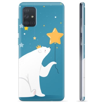 Samsung Galaxy A71 TPU Cover - Isbjørn