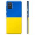 Samsung Galaxy A71 TPU Cover Ukrainsk Flag - Gul og lyseblå