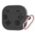Samsung Galaxy Buds 4/4 Pro Retro Gamepad silikoneetui med karabinhage