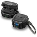 Samsung Galaxy Buds 4/4 Pro Spigen Lock Fit-etui - mat sort