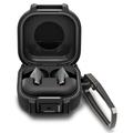 Samsung Galaxy Buds 4/4 Pro Spigen Lock Fit-etui - mat sort