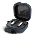 Samsung Galaxy Buds 4/4 Pro Tech-Protect Slim Hook-etui - Marineblå