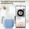 Samsung Galaxy Buds3 FE Silikone Cover med Karabinhage - Sky Blå