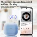 Samsung Galaxy Buds3/Buds3 Pro Silikone Cover med Karabinhage - Hvid