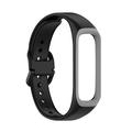 Samsung Galaxy Fit2 Blød Silikone Rem - Sort / Grå