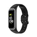 Samsung Galaxy Fit2 Blød Silikone Rem - Sort / Grå