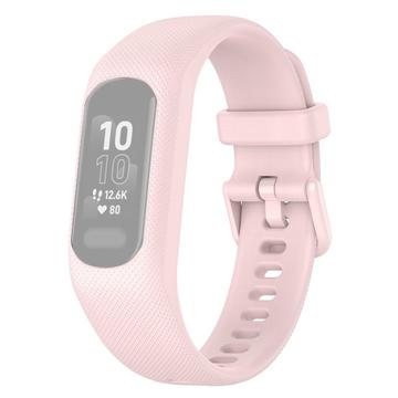 Garmin Vivosmart 5 Udskiftning af Silikonestrop med Integreret Ramme - Pink