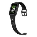 Samsung Galaxy Fit3 Udskiftning af Silikonestrop med Integreret Ramme - Sort