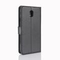 Samsung Galaxy J3 (2017) Pung Cover med Magnetisk Lukning - Sort