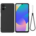 Samsung Galaxy M06/F06 5G Flydende silikone cover med håndrem