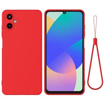 Samsung Galaxy M06/F06 5G Flydende silikone cover med håndrem