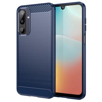 Samsung Galaxy M16/F36 Børstet TPU Cover - Karbonfiber