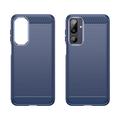 Samsung Galaxy M16/F36 Børstet TPU Cover - Karbonfiber