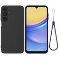 Samsung Galaxy M16/F16 Flydende silikone cover med håndrem