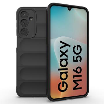 Samsung Galaxy M16/F16 Rugged TPU Cover - Sort
