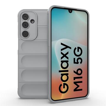 Samsung Galaxy M16/F16 Rugged TPU Cover - Lysegrå