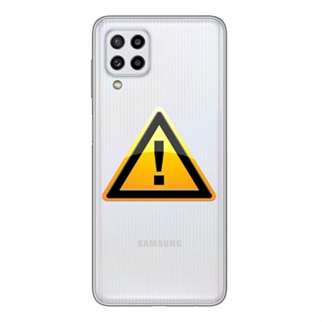 Samsung Galaxy M32 Bag Cover Reparation - Hvid