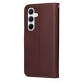 Samsung Galaxy M35 Pung med Magnetisk Lukning - brun