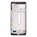 Samsung Galaxy M52 5G Skærm & For Cover GH82-27091A - Sort