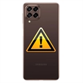 Samsung Galaxy M53 Bag Cover Reparation - Brun