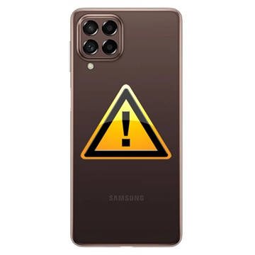 Samsung Galaxy M53 Bag Cover Reparation - Brun