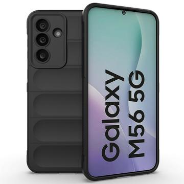 Samsung Galaxy M56 Rugged TPU Cover - Sort