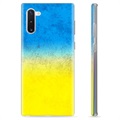 Samsung Galaxy Note10 TPU Cover Ukrainsk Flag - Tofarvet