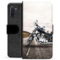 Samsung Galaxy Note10+ Premium Flip Cover med Pung - Motorcykel