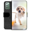 Samsung Galaxy Note20 Premium Flip Cover med Pung - Hund