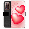 Samsung Galaxy Note20 Ultra Premium Flip Cover med Pung - Kærlighed