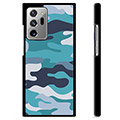 Samsung Galaxy Note20 Ultra Beskyttende Cover - Blå Camouflage