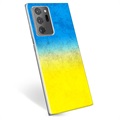 Samsung Galaxy Note20 Ultra TPU Cover Ukrainsk Flag - Tofarvet