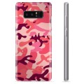 Samsung Galaxy Note8 TPU Cover - Pink Camouflage