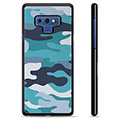 Samsung Galaxy Note9 Beskyttende Cover - Blå Camouflage