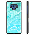 Samsung Galaxy Note9 Beskyttende Cover - Blå Marmor