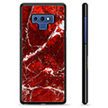 Samsung Galaxy Note9 Beskyttende Cover - Rød Marmor