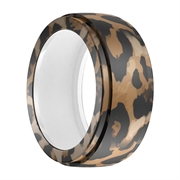 Samsung Galaxy Ring Anti-ridse silikone cover - Størrelse: 10/11/12/13 - Leopard print