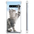 Samsung Galaxy S10 Hybrid Cover - Kat
