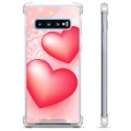 Samsung Galaxy S10 Hybrid Cover - Kærlighed