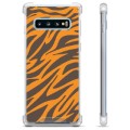 Samsung Galaxy S10 Hybrid Cover - Tiger