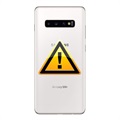 Samsung Galaxy S10+ Bag Cover Reparation - Keramisk Hvid