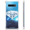 Samsung Galaxy S10 Hybrid Cover - Diamant