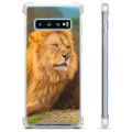 Samsung Galaxy S10+ Hybrid Cover - Løve