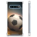Samsung Galaxy S10+ Hybrid Cover - Fodbold