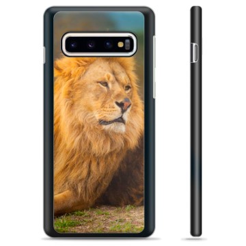 Samsung Galaxy S10 Beskyttende Cover - Løve