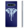 Samsung Galaxy S10 TPU Cover - Elefant